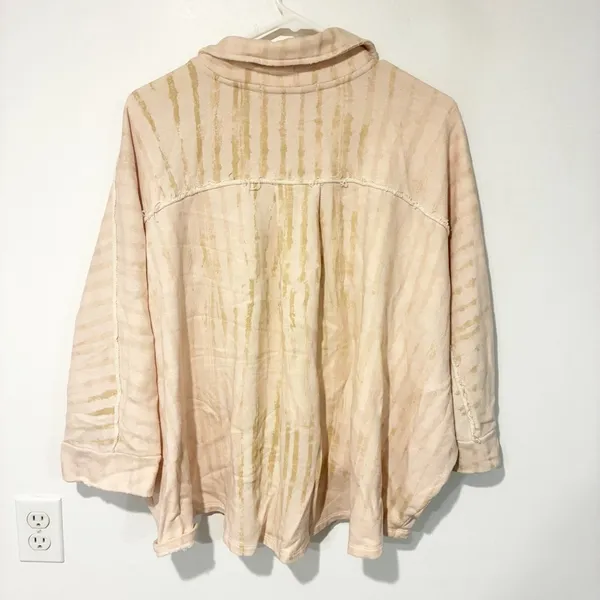 Free People We The Free Women's Shirt Jacket‎ XS Pink Montauk Oversized - Image 7