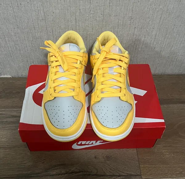 Nike Dunk Low Light Bone/citron Pulse- Sail - Image 3
