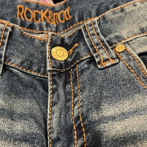 Rock&Roll denim‎ new with tags 26/30 juniors mid rise bootcut jeans - Image 3