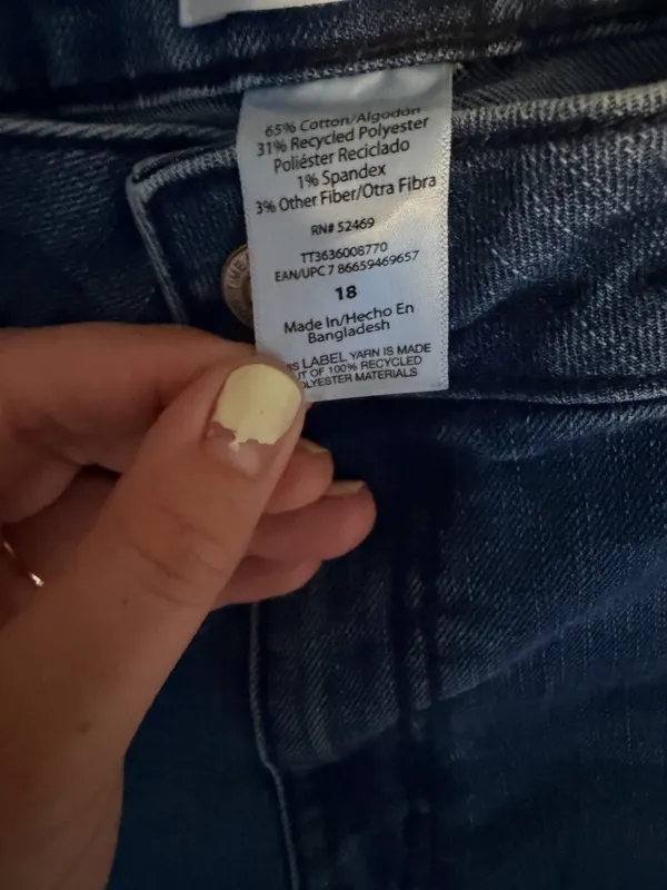 Cuffed jeans Blue Size 18 - Image 2