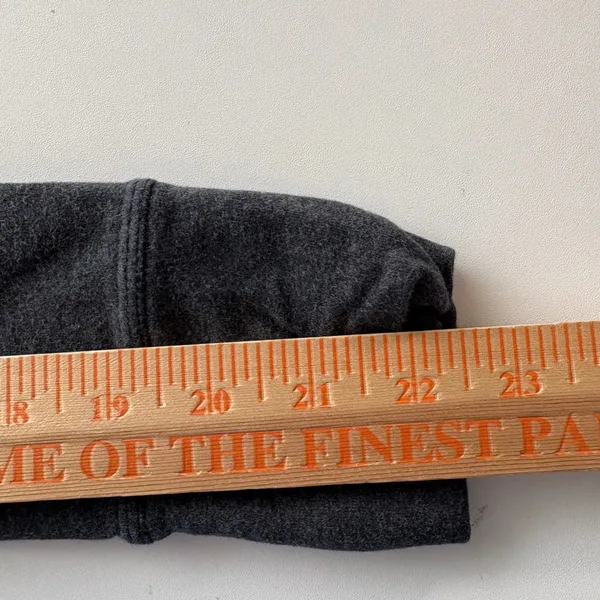 Lululemon Cowl‎ Neck Long Sleeve Sweatshirt Charcoal Grey Womens Sz M - Image 7