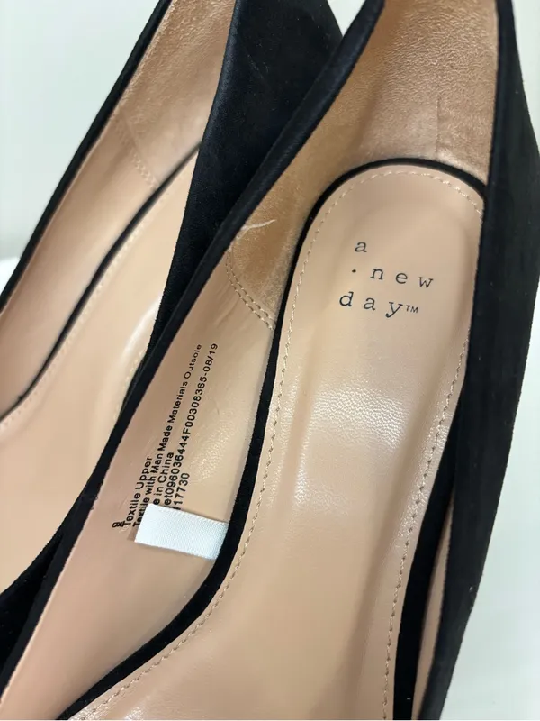 A New Day Classic Suede Wedge Heels - Image 5