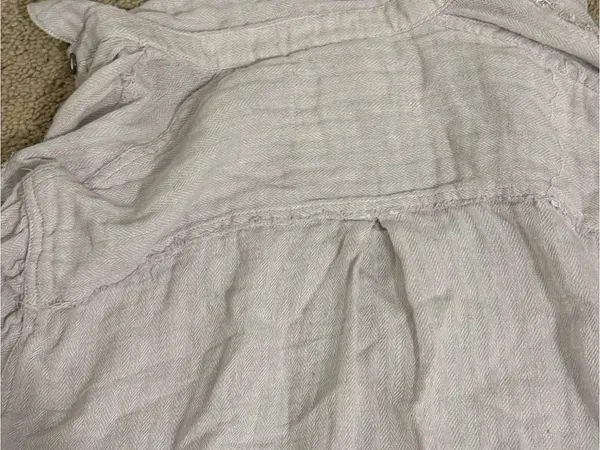 We The Free Washed Light Gray Button-Up Tunic - Image 5