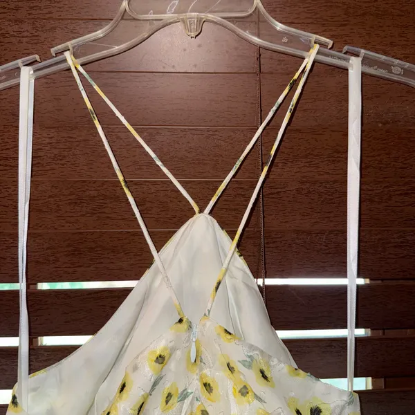 NWT $170 Anthropologie x Hutch Yellow Motif Ditsy Floral Seaside Romper 6 - Image 10