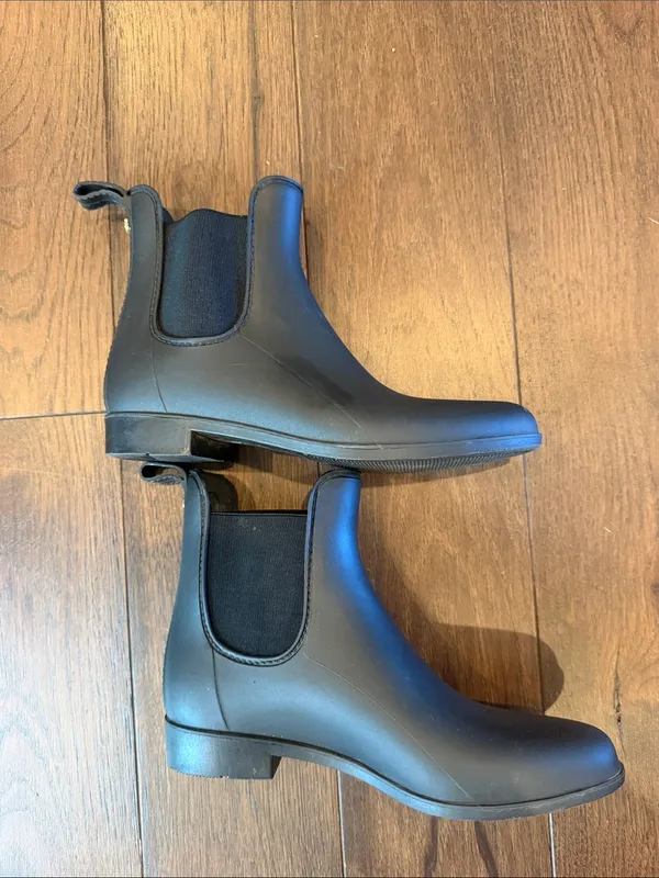 Sam Edelman Tinsley Black Rubber Rain Boots Size 7 - C54-100 - Image 7