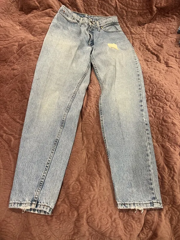 Levi's Light Wash Relaxed Straight Jeans - Blue - Image 3