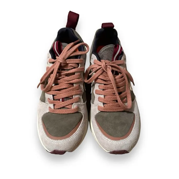Veja Venturi Suede Khaki Sable Oxford Grey Lace Up Dad Sneakers‎ Sz 7 / 38 - Image 2