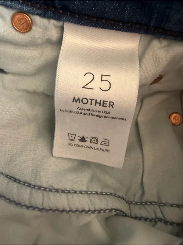 Mother Jeans Mid Rise Dazzler Ankle Fray Birds of Paradise 25 - Image 6