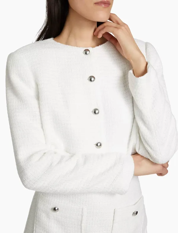 Reformation Tweed Jacket - Image 9