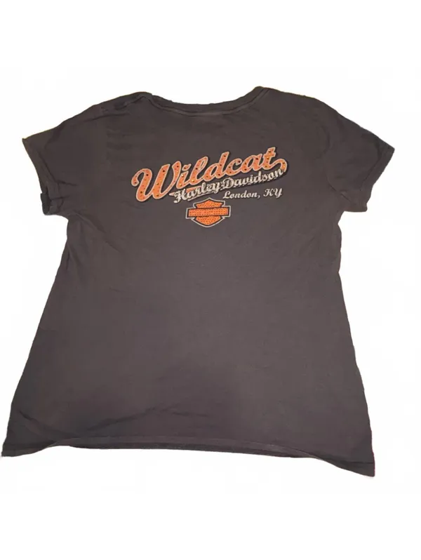 Harley-Davidson Woman’s XL Wildcat Sparkle Motorcycle London, KY Graphic Tee - Image 5