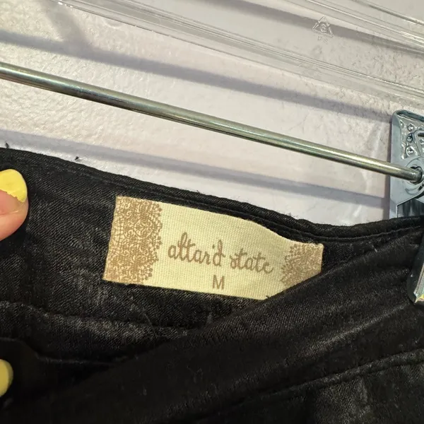 NWT black‎ Altar’d State satin skort - Image 4