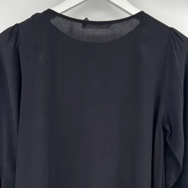 For Love‎ & Lemons Bourbon Black Lace Bell Sleeve Top Blouse Women's Size XS - Image 6