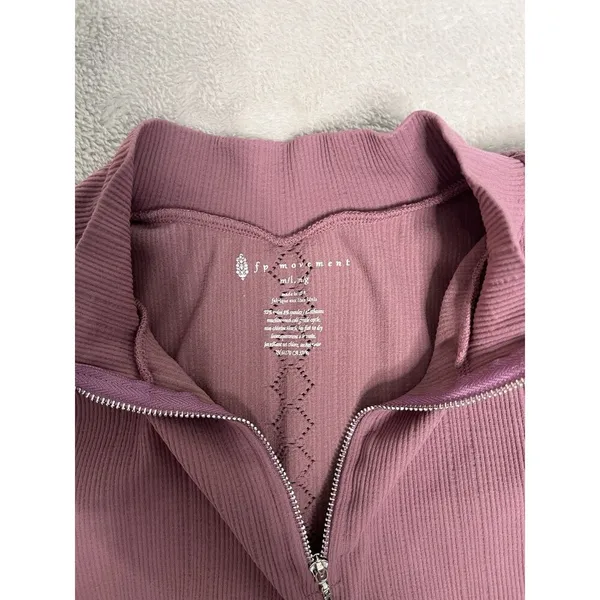 Free People FP Movement Top Workout Raspberry Pink M/L Preppy Workout Gorpcore - Image 7