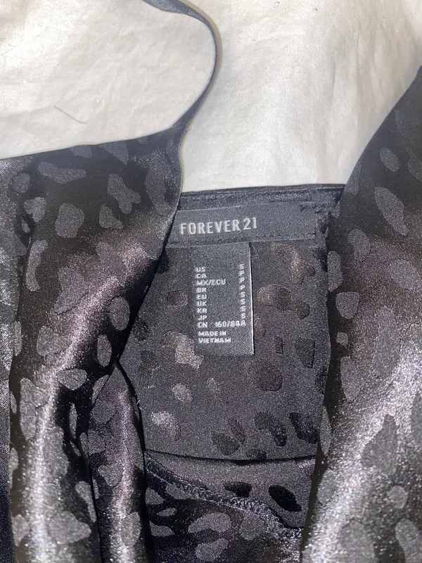 Forever 21 Black Slip Dress - Image 4