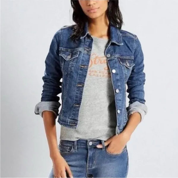 Levi's Blue Jean Jacket for Women - Image 3