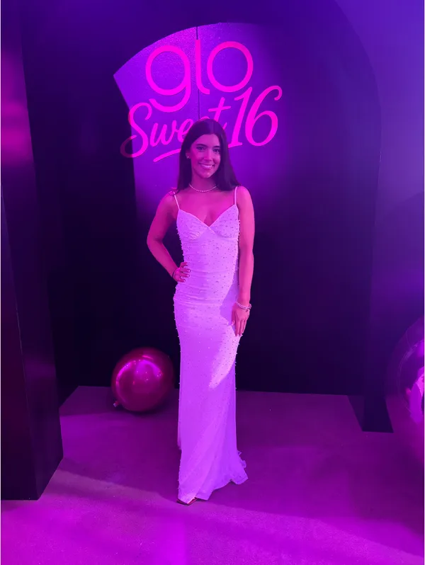 Windsor Dress Prom White pearl - Image 4