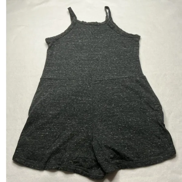 Nike Sportswear Gym Vintage Romper Dark Grey Heather‎ Small CJ1694-010 - Image 2