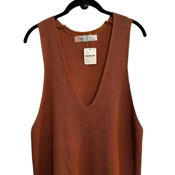 Free People FP Beach Sweater Knit Dress Relaxed Fit Boho Granola Girl Fall Vibes - Image 3