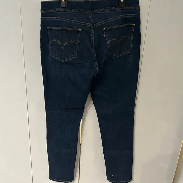 Levi's Dark Blue Skinny Women's Jeans elastic waist - Image 8