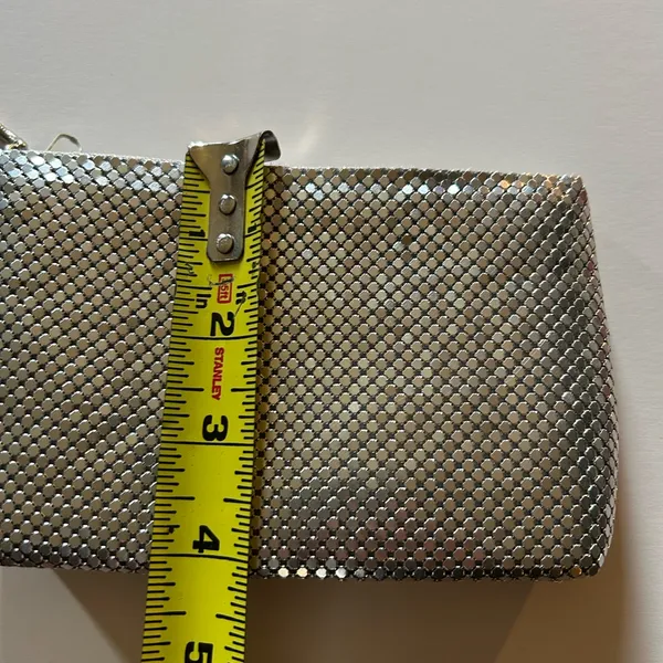 Glamorous Silver Mesh Wristlet - Image 6