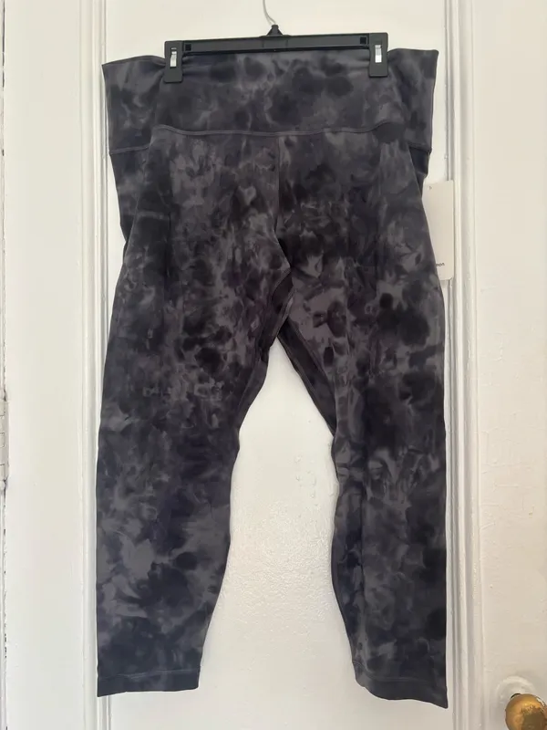 Lululemon Align High-Rise Pant 25" Diamond Dye Pitch Grey Size 20 - Image 2