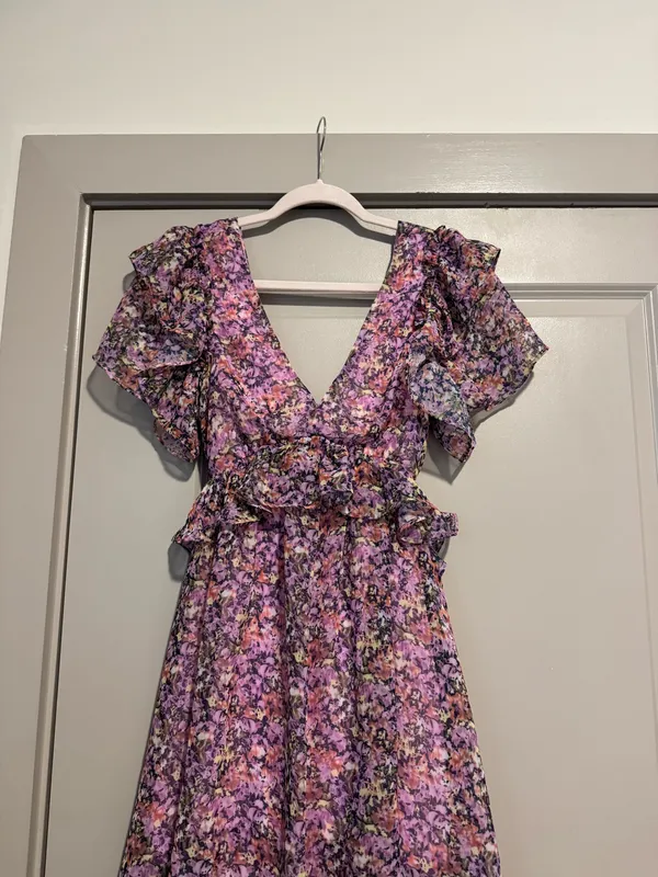 Boutique Floral Mini Dress - Image 2