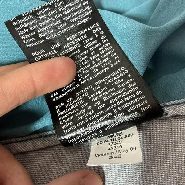 REI eVent Waterproof Breathable‎ Jacket Women's Small Blue Outdoor Active - Image 6