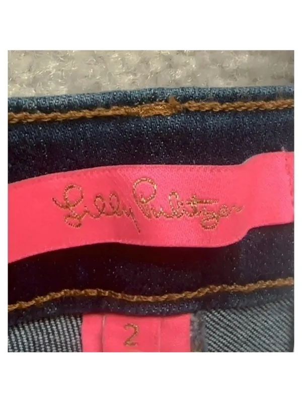 $138 Lilly Pulitzer Eagan High Rise Skinny Jeans in Bennet Wash size 2 - Image 11