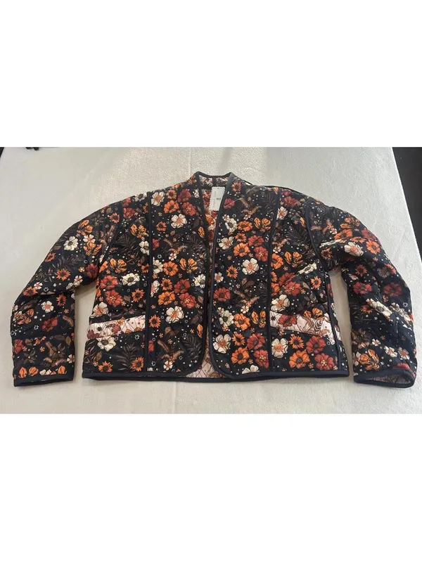 The Simply Southern Reversible Bomber Flower Autumn Boho XL - Image 4