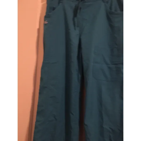 Nrg By Barco Blue Womens XL Scrub Uniform Pants Nurse Medical Turquoise Blue - Image 5