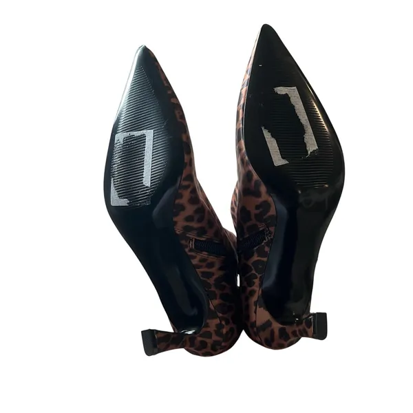 Steve Madden Leena Pointed Toe Bootie Women's 6.5 Leopard Animal Print Party‎ - Image 8