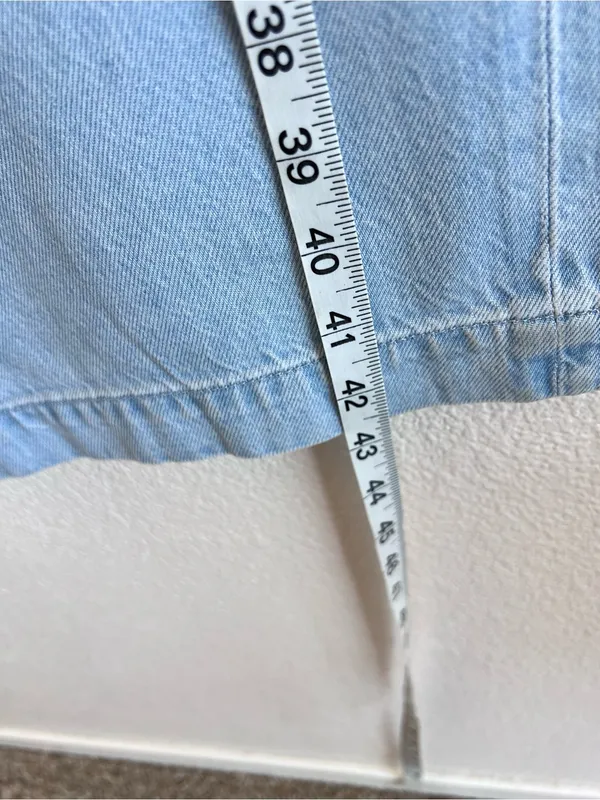 NWT Madewell Women's The Curvy Harlow Wide‎ Leg Trouser Jean High Rise Noll Wash - Image 7
