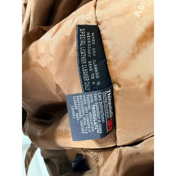Vintage Wilsons Women's S Brown Leather Trench Coat Cowgirl Western NFRA Rodeo - Image 4