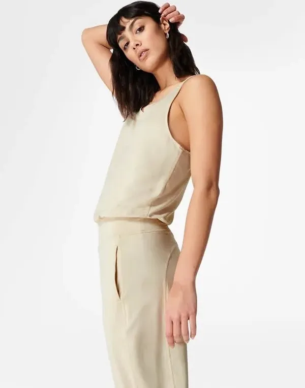 Sweaty Betty jumpsuit off white size S - Image 2