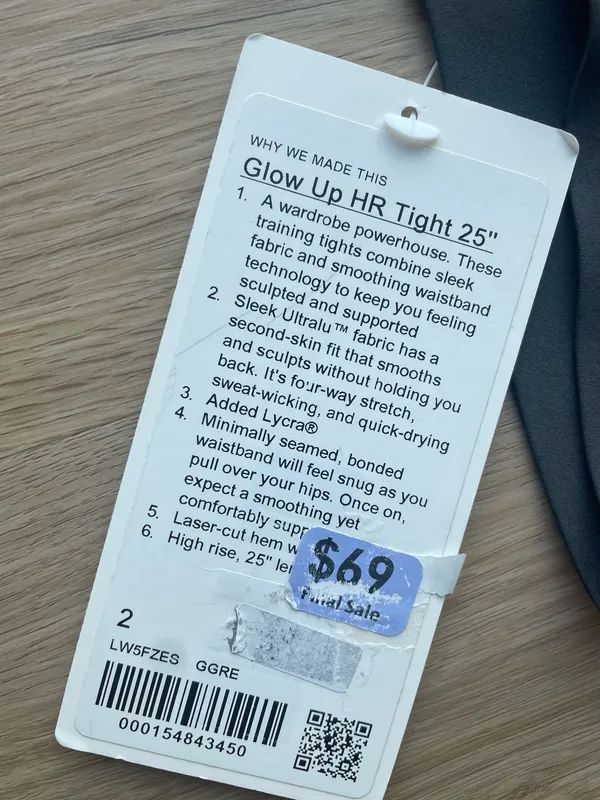 Lululemon Glow Up HR Tights 25” - Image 5