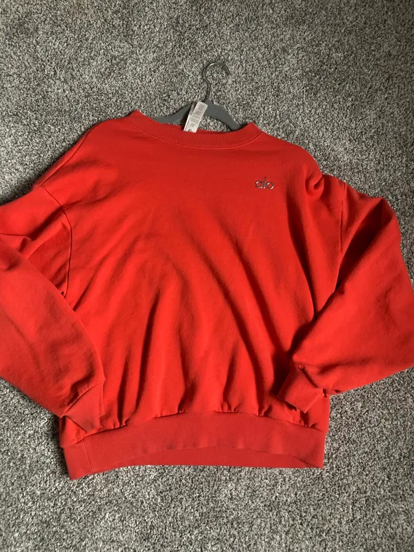 Red Alo yoga Crewneck - Image 2