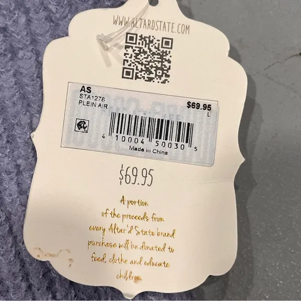 NEW Altar’d State Purple V-Neck Plein Air Sweater - Image 7