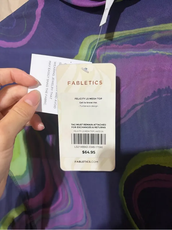 Fabletics felicity mesh top - Image 3