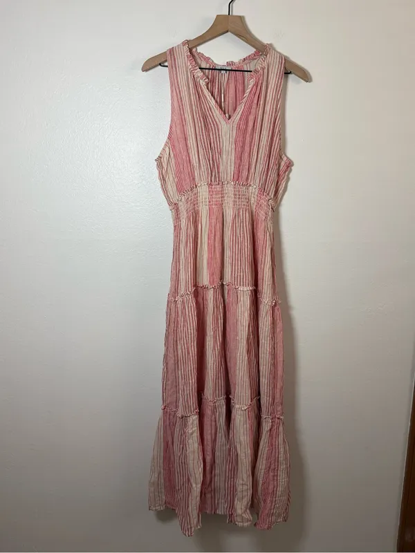 Rails Loulou Tiered Maxi Dress Salerno Stripe - Image 2