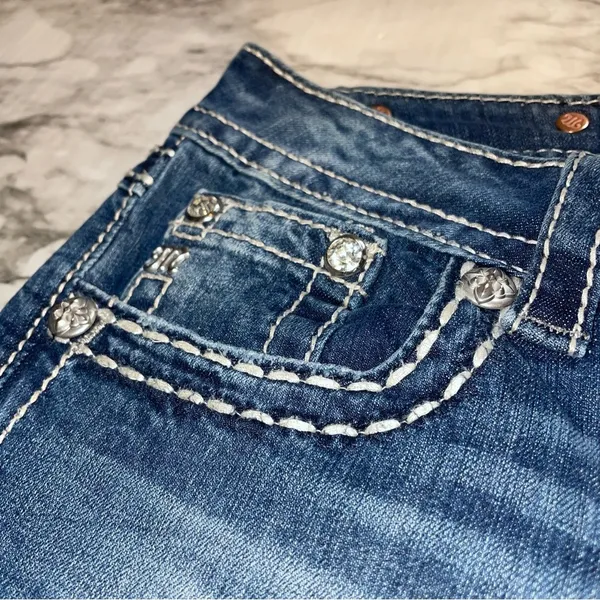 Miss Me Signature Rise Rhinestone Skinny Jeans - Image 6