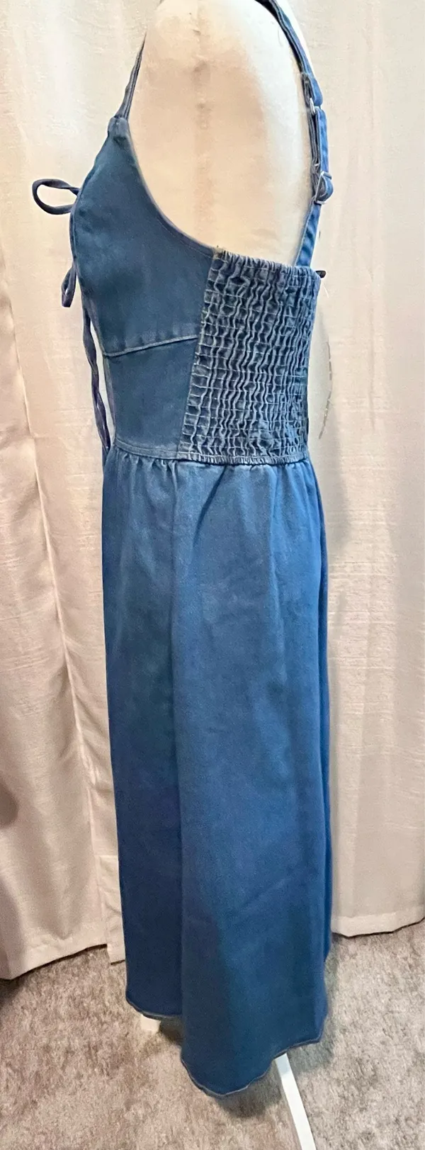 Timing Denim Dress - Image 2