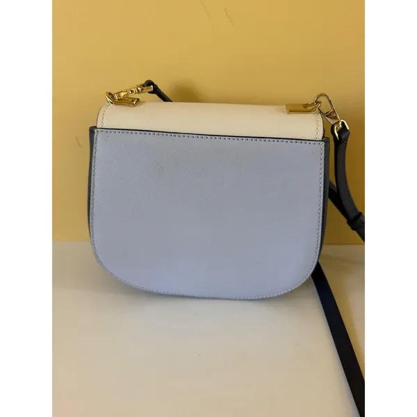 Kate Spade Brydie Tile Blue White Crossbody Bag Leather Preppy - Image 7
