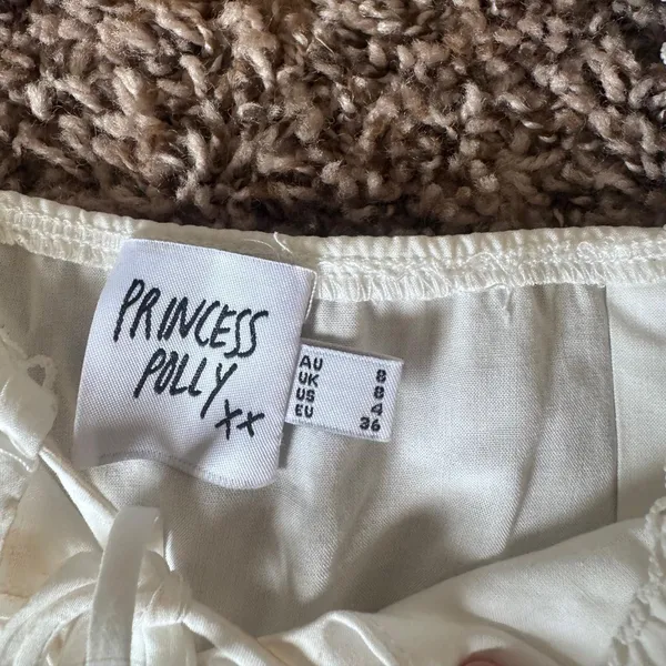 Princess Polly white tops crop  - Image 4