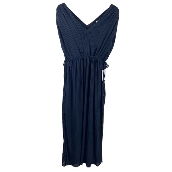 ASTR Pleated Drawstring Waist Maxi Dress - Image 2