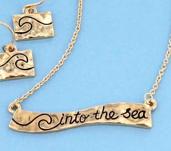 NWT! Viola Ocean Theme Necklace $ Earrings Jewelry Set - Image 2