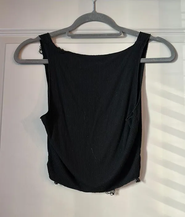 Free People Black Edgy Tank - Image 3