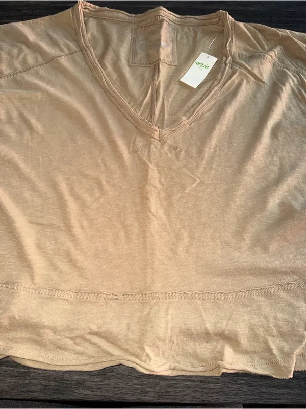 Aerie happiest v-neck crop top shirt - Image 3