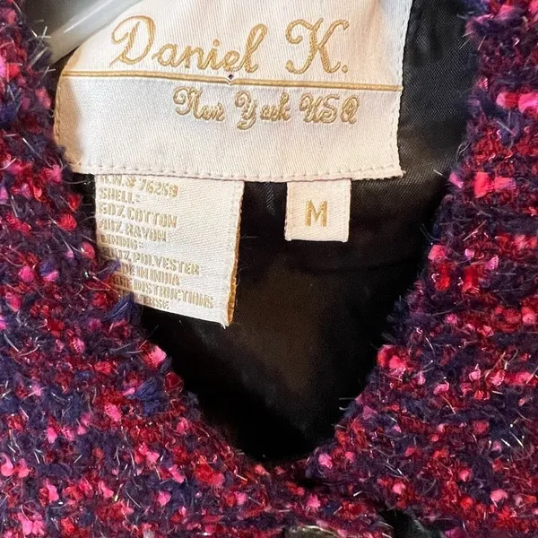 Vintage Daniel‎ K. New York Jacket Size M - Image 6