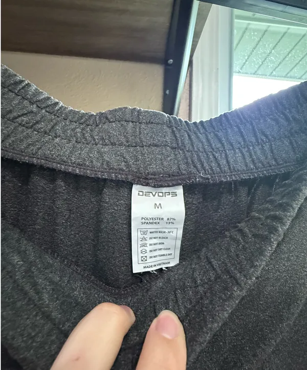 Joggers charcoal grey Gray Size M - Image 3