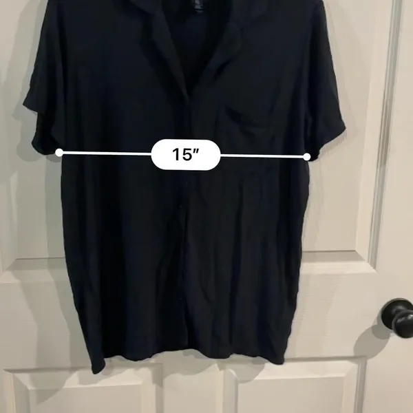 Skims black collared blouse - Image 4